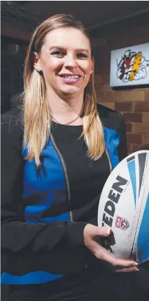  ?? Picture: SCOTT POWICK ?? Brigid Davey has become the first female board member of the Tweed Heads Seagulls.