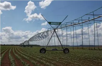  ?? PHOTOS: SUPPLIED ?? The Agrico G4 centre pivot system‘s sleek design, with cables tucked away out of sight, provides protection against the ever-present threat of theft in South Africa.