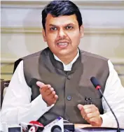  ??  ?? A three-judge Bench said Fadnavis had knowledge of the cases against him but chose not to disclose it in the election affidavit