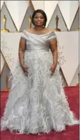  ?? JORDAN STRAUSS, THE ASSOCIATED PRESS ?? Octavia Spencer arrives at the Oscars in a soft lavender gown by Marchesa.