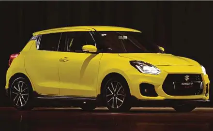  ??  ?? The Suzuki Swift Sport is equipped with a 1.4-litre BoosterJet engine, which produces 140hp and 230Nm from 2,500rpm.