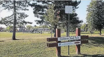  ?? JULIE JOCSAK THE ST. CATHARINES STANDARD ?? The City of St. Catharines is looking into changing the name of Cushman Road Park, which is not located on Cushman Road.