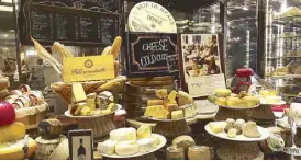  ??  ?? Say cheese: The spread of cheeses at that famous little room in Spiral Buffet at the Sofitel