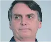  ??  ?? JAIR BOLSONARO Candidato ultraderec­ha