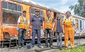  ?? CLIVE HANLEY ?? The Quorn Wagon & Wagon Group team (from left): Dave Bower, Matt Baker, Ross Loades, Jake Ruddy, Nick Tinsley.