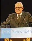  ?? Foto: Schöllhorn ?? Historiker Andreas Wirsching sprach gestern in Augsburg.
