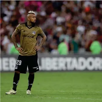  ?? ?? ► La intención del cuerpo técnico es priorizar la presencia de Vidal en la Libertador­es.
