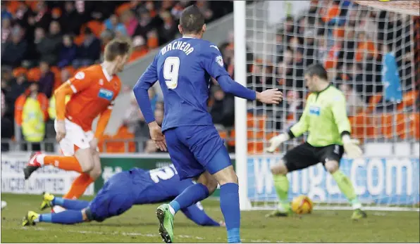  ?? PICTURES: Media Image Ltd ?? GET LOW: Birmingham’s Lee Novak heads home the winning goal