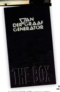  ?? ?? I Van der Graaf Generator a Parigi nel maggio del 1975.