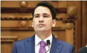  ??  ?? 41-year-old Simon Bridges