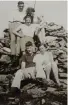  ?? ?? Lee Craigie (red top), Alice Lemkes, and Phillipa Battye (silver helmet) from The Adventure Syndicate, main picture, while above, Mary with her sisters and two friends, and top, Ella, left, Mary, centre, and Jean