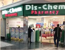  ?? African News Agency (ANA) ?? A FILE picture of the Dis-Chem pharmacy in Canal Walk, Cape Town. A wage impasse seems likely to result in a strike tomorrow. | HENK KRUGER