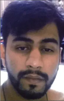  ??  ?? Wanted: Feezan Choudhary comes from Glasgow