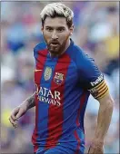  ??  ?? Star man: Lionel Messi during his return to action against Deportivo on Saturday