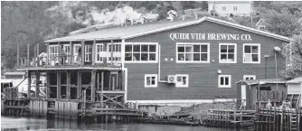  ?? GLEN WHIFFEN • THE TELEGRAM ?? Quidi Vidi Brewery at Quidi Vidi Village in St. John’s.