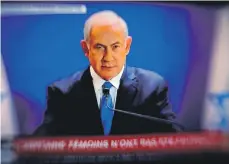  ?? AFP ?? Netanyahu has proven expert in the use of television to inflame passions and mobilise support