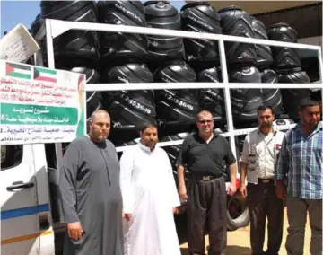  ??  ?? KUWAIT: The Arab Fund For Economic & Social Developmen­t has recently launched a number of projects of providing fresh drinking water in Gaza.
