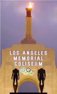  ?? Dovarganes, AP file) (Photo by Damian ?? This Feb. 13, 2008, file photo shows the facade of The Los Angeles Memorial Coliseum in Los Angeles. It was announced Monday that Los Angeles has reached an agreement with internatio­nal Olympic leaders that will open the way for the city to host the...