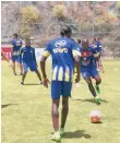  ?? /TWITTER ?? El Delfín se entrenó en casa de la selección.