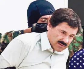  ?? AFP ?? El Chapo ahora enfrentará su peor pesadilla.