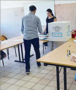  ??  ?? In attesa delle urne Si vota per le comunali amaggio, punto di snodo in vista delle regionali 2020