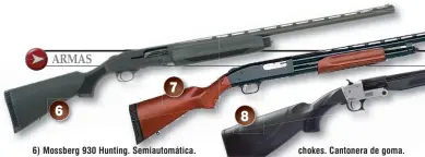 Escopeta semiautomática MOSSBERG 930 Hunting calibre 12