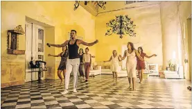  ?? TIM FRECCIA NYT ?? Escape to Shape’s trip to Cartagena, Colombia, where guests enjoy activities like circuit training and dance classes.