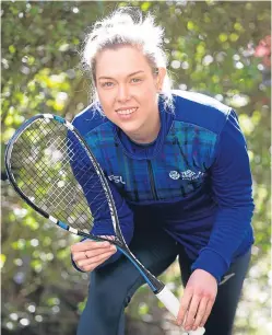  ??  ?? Clockwise from top: the women’s hockey team meet up with Glasgow 2014 mascot Clyde who wished them all the best, racing cyclist Katie Archibald, swimmer Duncan Scott, who honed his skills on a scholarshi­p at Strathalla­n School, and squash medal hope...