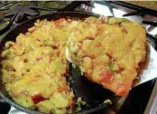  ?? LINDA GASSENHEIM­ER/TRIBUNE NEWS SERVICE ?? Mac Cheese and Chicken makes a hearty dinner.