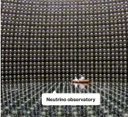  ??  ?? Neutrino observator­y