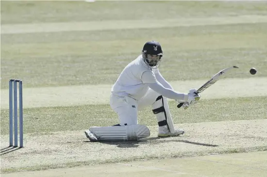  ??  ?? 2 Former Scotland captain Preston Mommsen showed no sympathy for his old Carlton teammates as he put Grange firmly on the road to victory and a final tally of 310 for four.