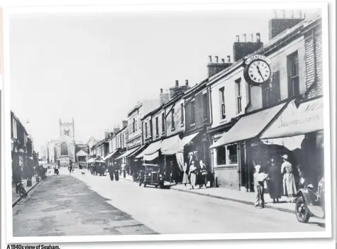  ??  ?? A 1940s view of Seaham.