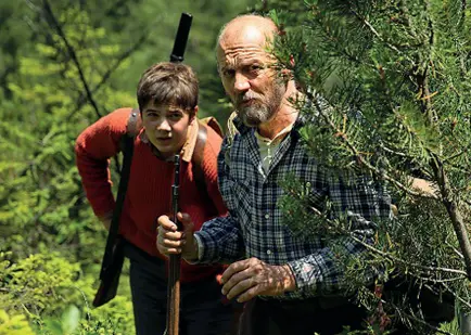  ??  ?? Il film Una scena di uno dei film girati e prodotti in Veneto di cui si è più parlato ultimament­e: «La pelle dell’orso» con Marco Paolini