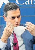  ?? QUIQUE GARCÍA / EFE ?? Pedro Sánchez al Cercle