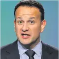  ??  ?? Confident: Leo Varadkar