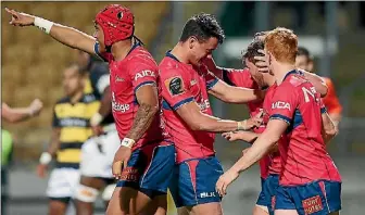  ?? PHOTO: GETTY IMAGES ?? The Tasman Makos are celebratin­g another semifinal victory as they now prepare for next week’s final against Canterbury in Christchur­ch.