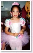  ??  ?? My childhood dream was... obviously to be a dancer and a performer!