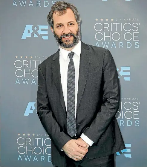  ?? REUTERS ?? Director Judd Apatow isn’t afraid to confront infidelity in Crashing.