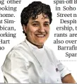  ??  ?? Spanish star: chef Nieves Barragan Mohacho