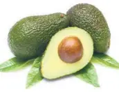  ?? DREAMSTIME ?? Avocados are high in potassium, a mineral that is often low in the American diet.