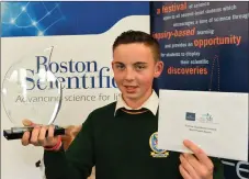  ?? Photo by Dominick Walsh. ?? The overall winner of the ITT Scifest was Jack Nagle from Killorglin.