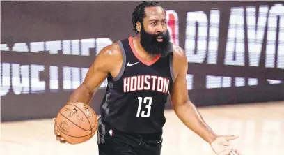  ?? MARKJTERRI­LL/AP ?? James Harden could be a trade target for the 76ers.