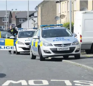  ??  ?? House calls Police broke up 58 parties across Lanarkshir­e in one weekend