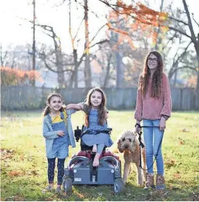  ??  ?? Writer Amy Webb and her three daughters understand the instinct to remove your children from a situation where they are asking uncomforta­ble questions, but want to offer an alternativ­e.