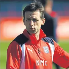  ??  ?? Dundee interim manager Neil McCann.