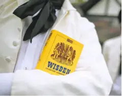  ?? GETTY IMAGES ?? The cricket bible: A full set of Wisden Almanacks (from the first edition in 1864) might sell for around £150,000 — or more — since some of the originals of the early editions are not easily available.