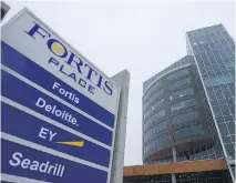  ?? PAUL DALY / THE CANADIAN PRESS ?? Fortis Inc. has a friendly US$11.3-billion deal to buy U.S. electric transmissi­on company ITC, the latest acquisitio­n south of the border for the Newfoundla­nd-based utility company.