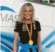  ?? Foto: Maximilian­e Böckh ?? Claudia Koch gewinnt in Hannover drei Goldmedail­len.