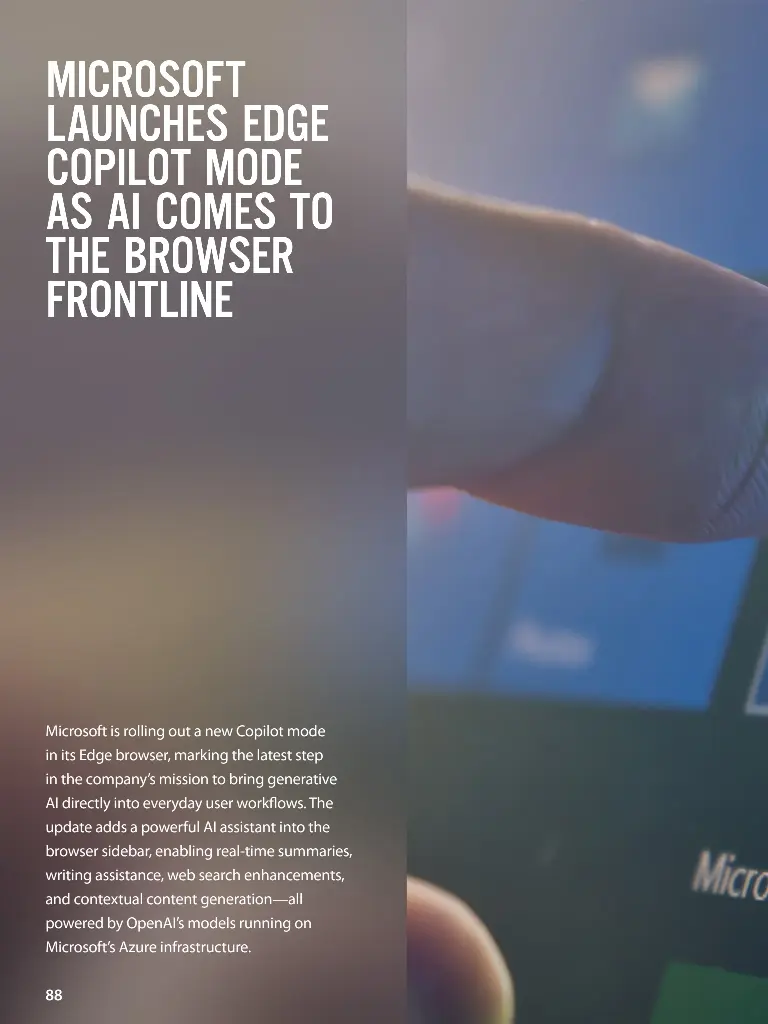 MICROSOFT LAUNCHES EDGE COPILOT MODE AS AI COMES TO THE BROWSER ...
