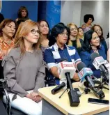  ?? JUAN VALENZUELA ?? La Federación de Mujeres Modernas del PRM se reunió ayer.